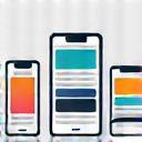 Icon of a smartphone displaying a responsive website, for mobile-friendliness